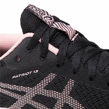 Hardloopschoenen voor Volwassenen Asics Patriot 13 Vrouw Zwart