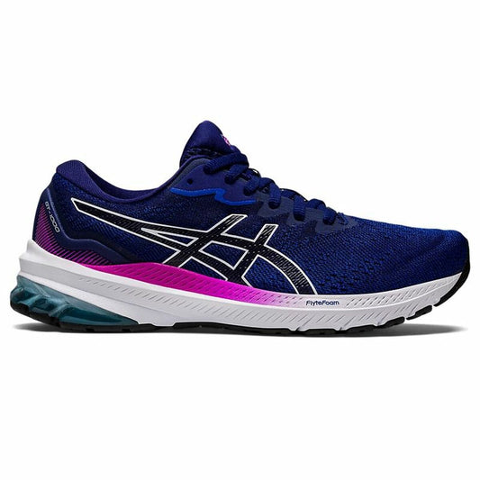 Hardloopschoenen voor Volwassenen Asics GT-1000 Blauw Vrouw
