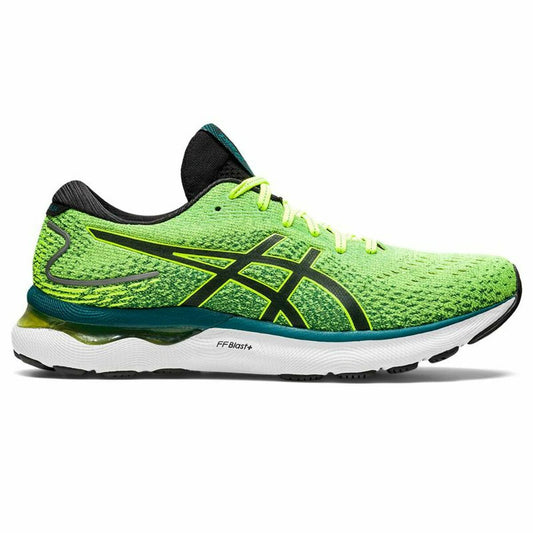 Hardloopschoenen voor Volwassenen Asics Gel-Nimbus 24 Limoengroen