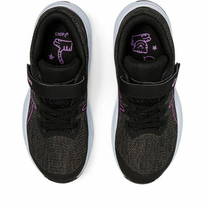 Hardloopschoenen voor Kinderen Asics GT-1000 11 Zwart/Roze