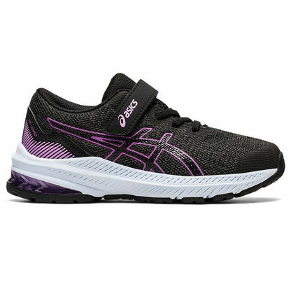 Hardloopschoenen voor Kinderen Asics GT-1000 11 Zwart/Roze