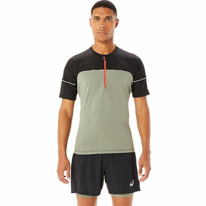 Heren-T-Shirt met Korte Mouwen Asics Fujitrail Top Groen