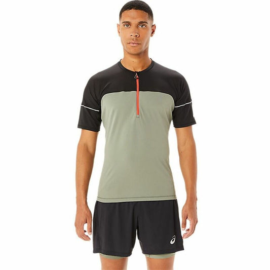 Heren-T-Shirt met Korte Mouwen Asics Fujitrail Top Groen