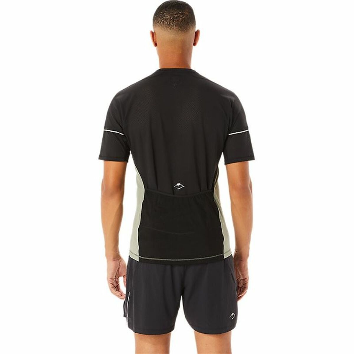 Heren-T-Shirt met Korte Mouwen Asics Fujitrail Top Groen