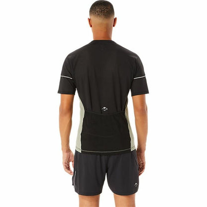 Heren-T-Shirt met Korte Mouwen Asics Fujitrail Top Groen