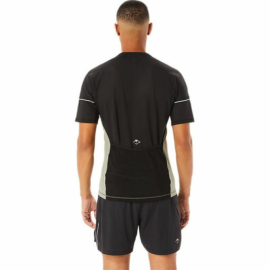 Heren-T-Shirt met Korte Mouwen Asics Fujitrail Top Groen