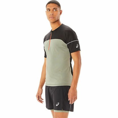 Heren-T-Shirt met Korte Mouwen Asics Fujitrail Top Groen