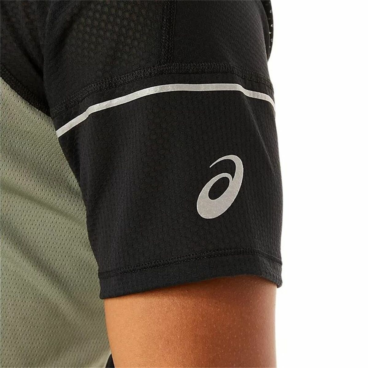 Heren-T-Shirt met Korte Mouwen Asics Fujitrail Top Groen
