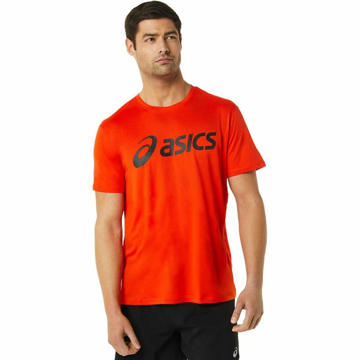 Heren-T-Shirt met Korte Mouwen Asics Core Oranje