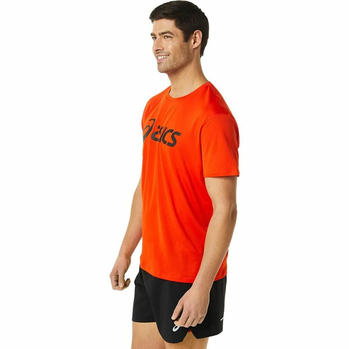 Heren-T-Shirt met Korte Mouwen Asics Core Oranje