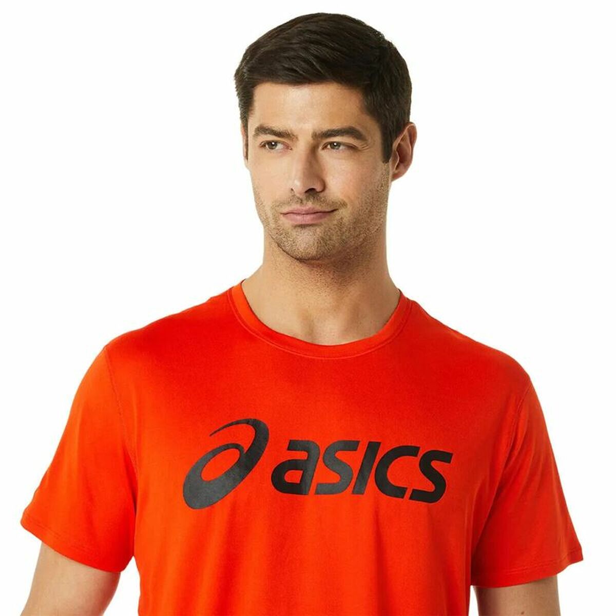 Heren-T-Shirt met Korte Mouwen Asics Core Oranje