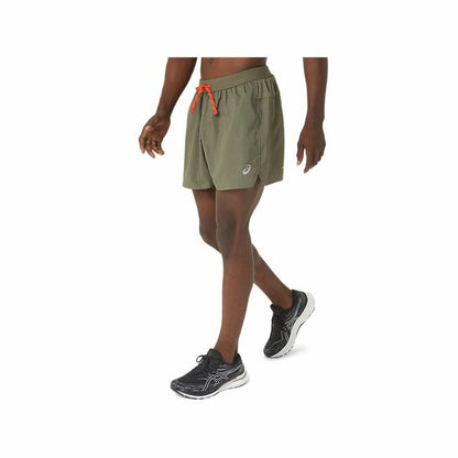 Sportbroekje voor heren Asics Fujitrail Logo Olijf