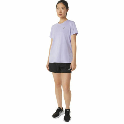 Dames-T-Shirt met Korte Mouwen Asics Core Lila