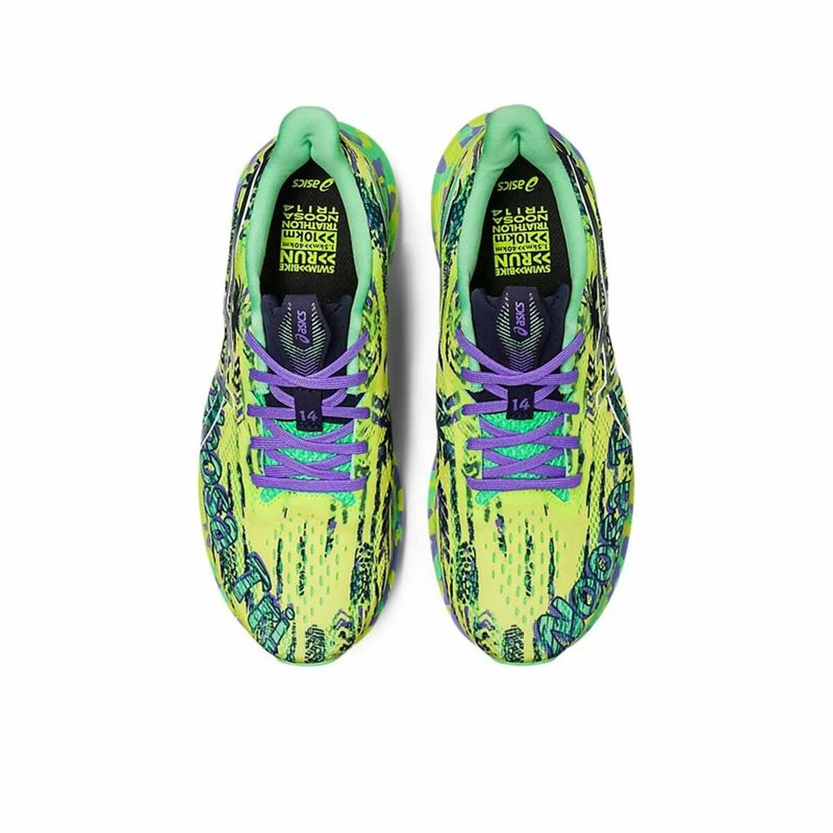 Hardloopschoenen voor Volwassenen Asics Noosa Tri 14 Vrouw Groen
