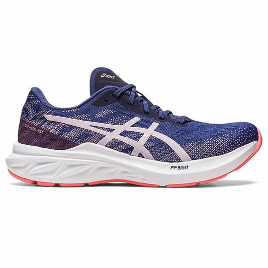 Hardloopschoenen voor Volwassenen Asics Dynablast 3 Vrouw Donkerblauw