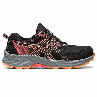 Sportschoenen voor Dames Asics Gel-Venture 9 Zwart Oranje