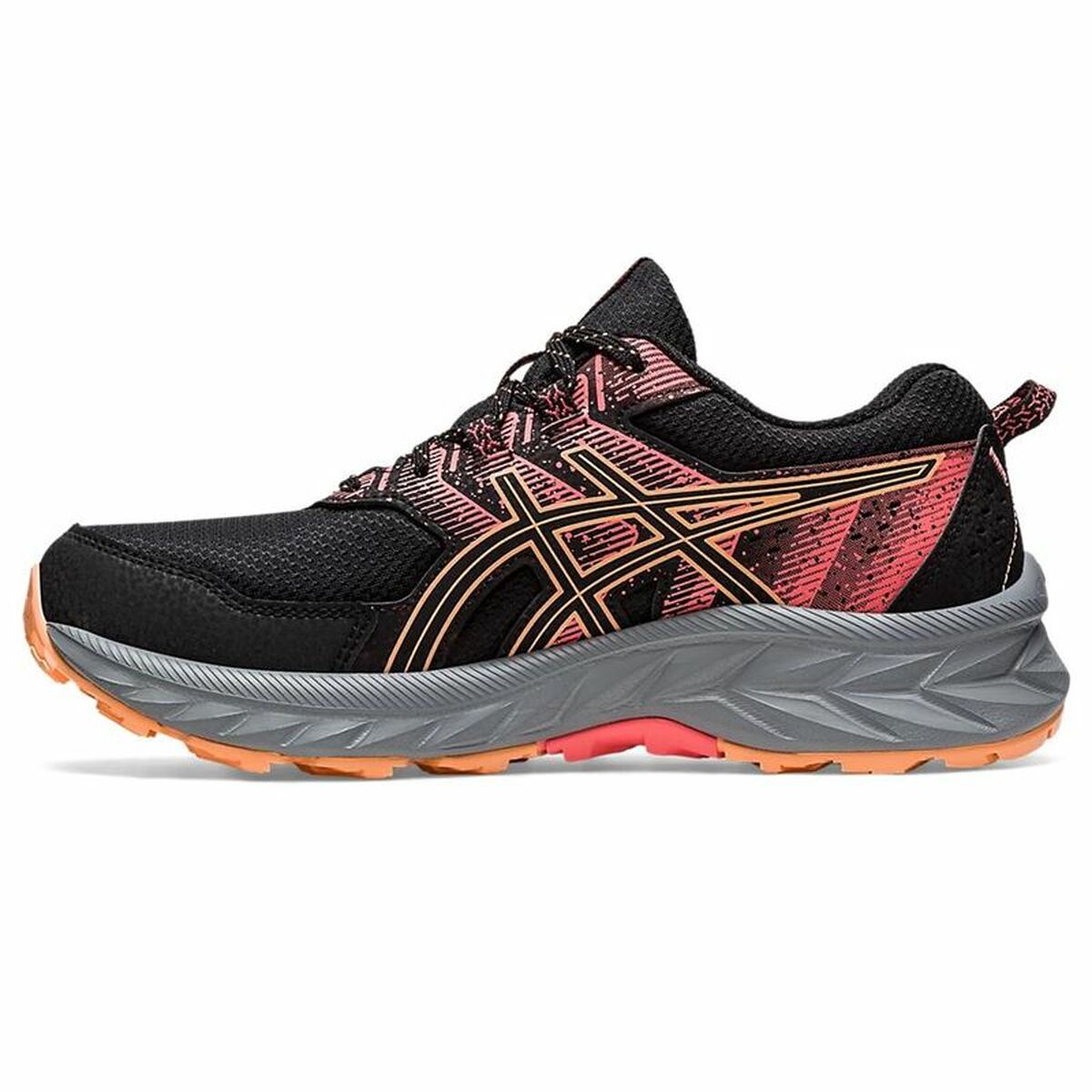 Sportschoenen voor Dames Asics Gel-Venture 9 Zwart Oranje