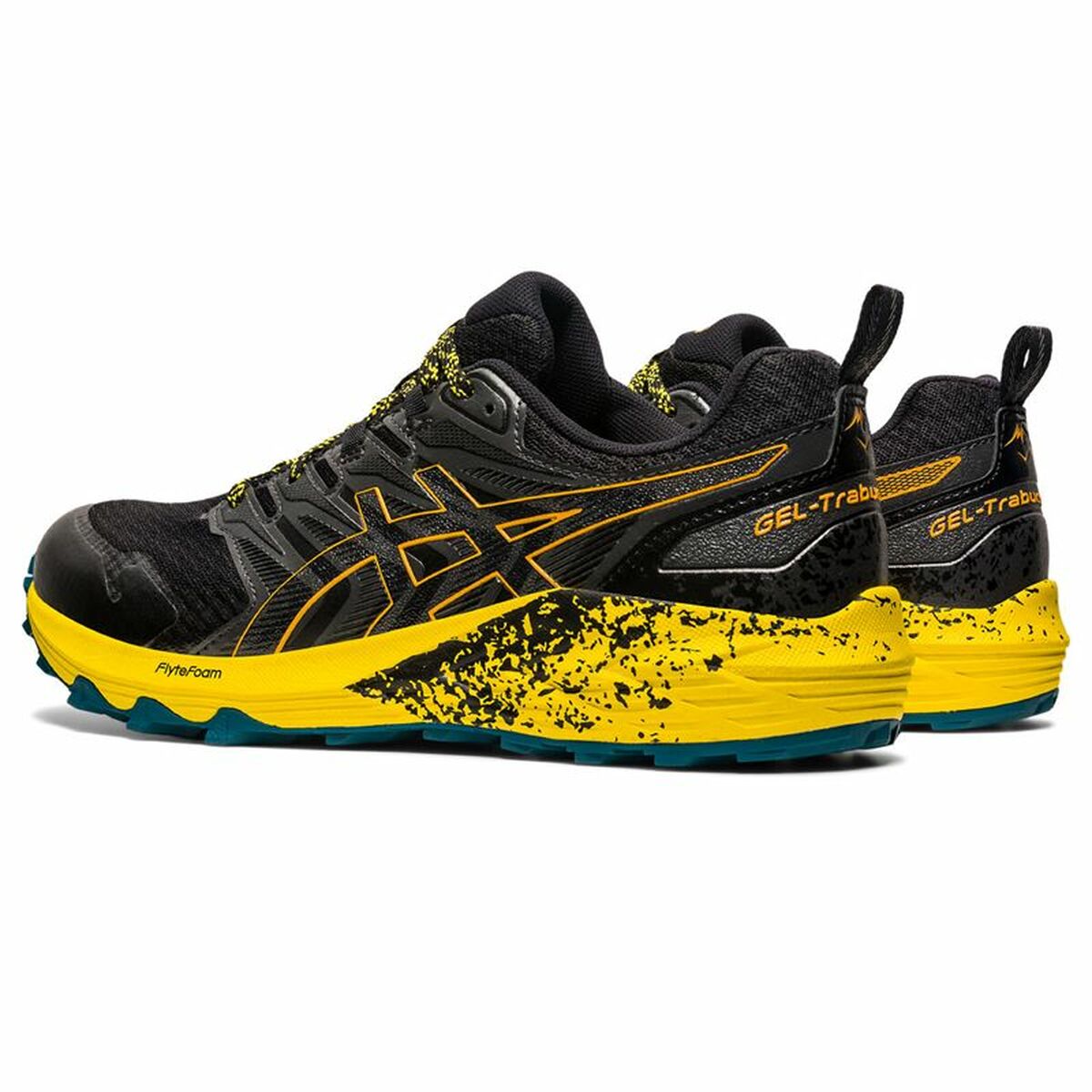 Hardloopschoenen voor Volwassenen Asics Gel-Trabuco Terra Zwart Mannen