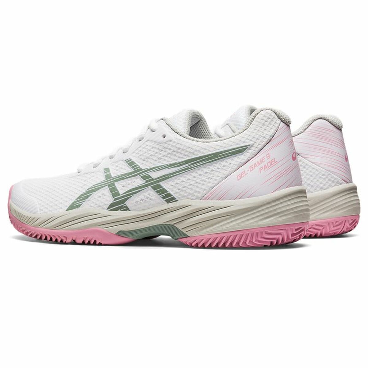Padelschoenen voor volwassenen Asics Gel Game 9 Vrouw Wit
