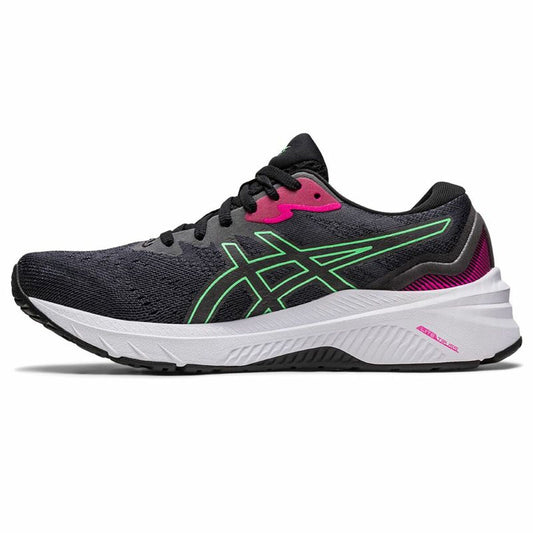Hardloopschoenen voor Volwassenen Asics GT-1000 11 Vrouw Zwart