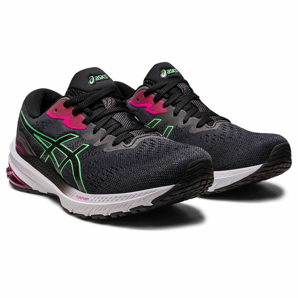 Hardloopschoenen voor Volwassenen Asics GT-1000 11 Vrouw Zwart