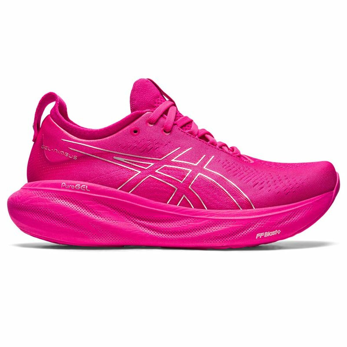 Hardloopschoenen voor Volwassenen Asics Gel-Nimbus 25 Vrouw Fuchsia