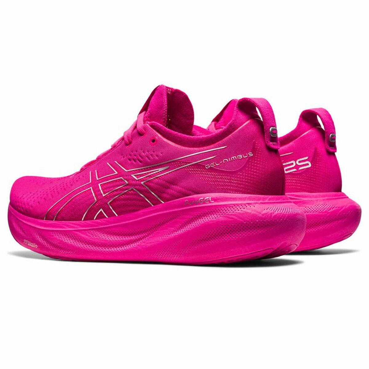 Hardloopschoenen voor Volwassenen Asics Gel-Nimbus 25 Vrouw Fuchsia
