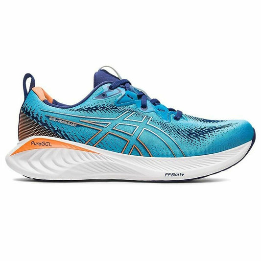 Hardloopschoenen voor Volwassenen Asics Gel-Cumulus 25 Mannen Aquamarijn