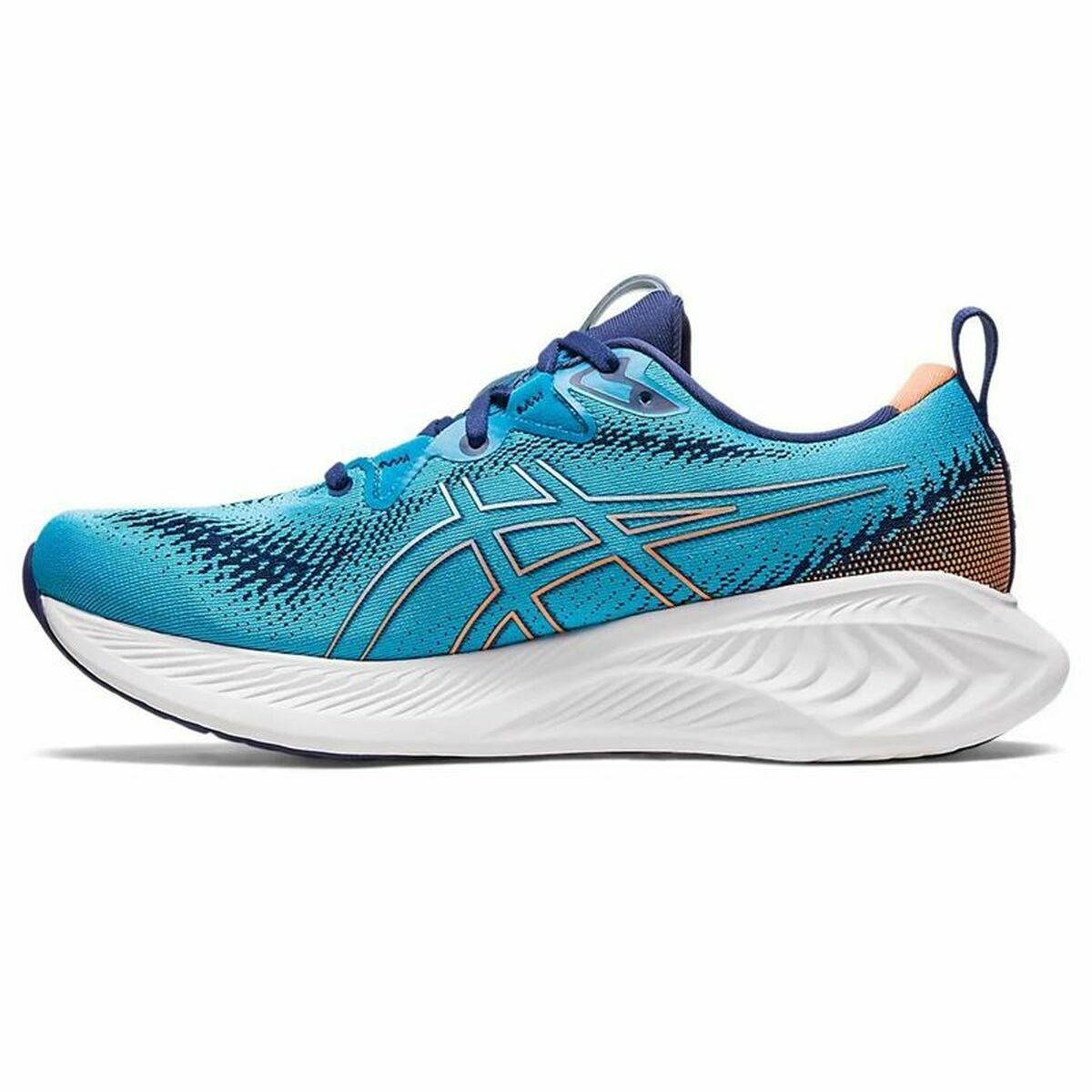 Hardloopschoenen voor Volwassenen Asics Gel-Cumulus 25 Mannen Aquamarijn