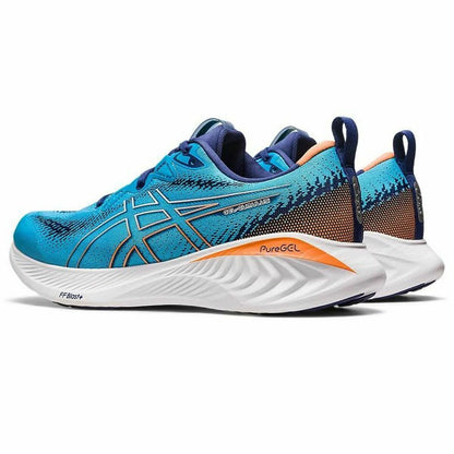 Hardloopschoenen voor Volwassenen Asics Gel-Cumulus 25 Mannen Aquamarijn