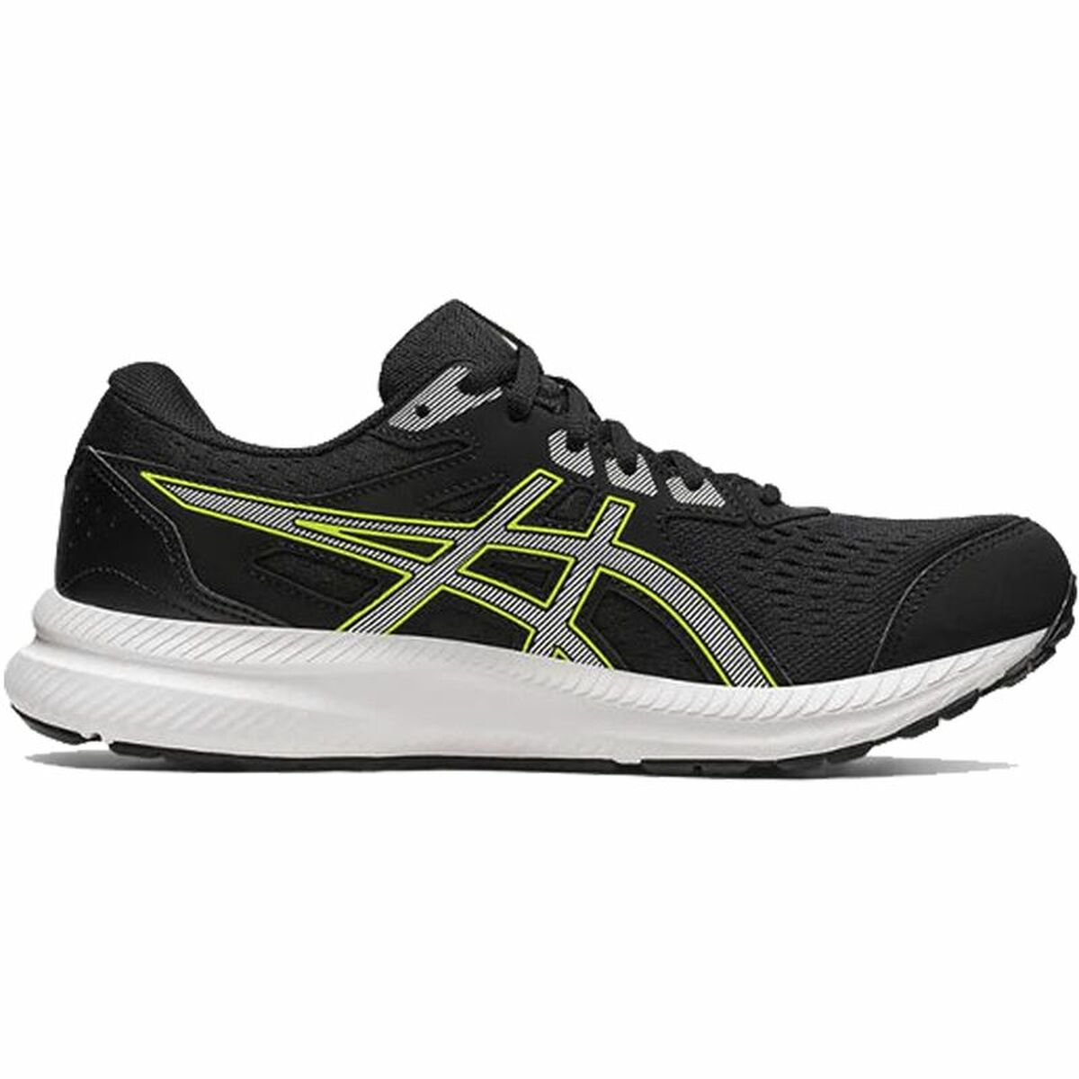 Hardloopschoenen voor Volwassenen Asics Gel-Contend 8 Zwart