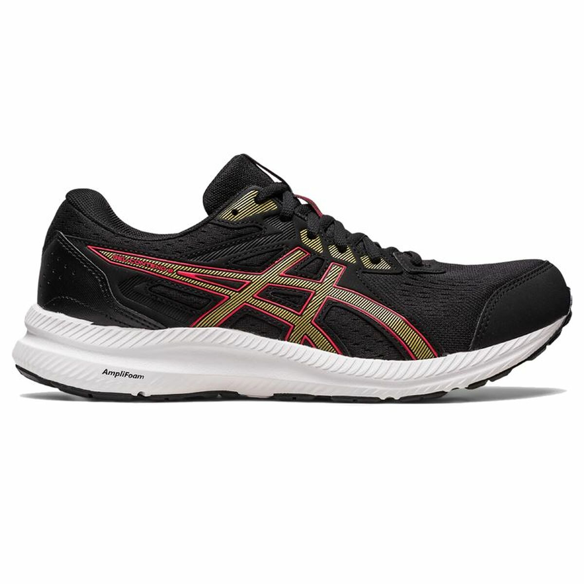 Hardloopschoenen voor Volwassenen Asics Gel-Contend 8 Zwart