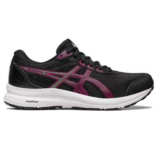 Hardloopschoenen voor Volwassenen Asics Gel-Contend 8 Zwart