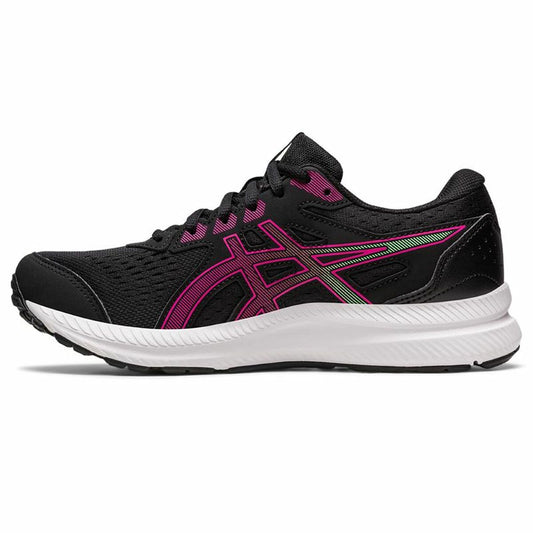 Hardloopschoenen voor Volwassenen Asics Gel-Contend 8 Zwart