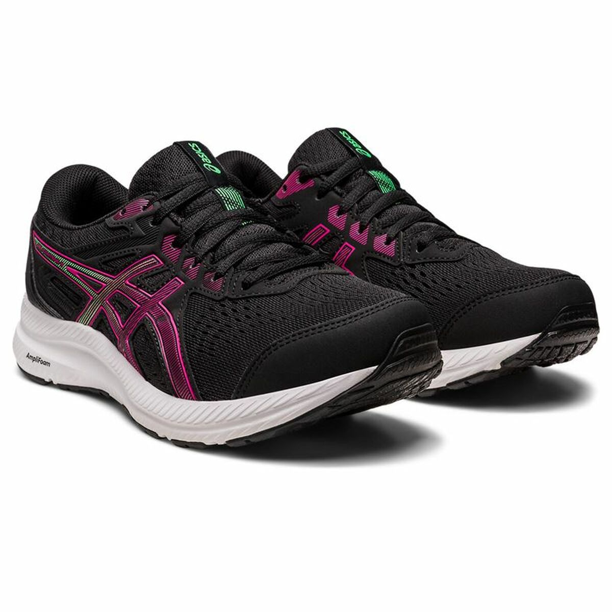 Hardloopschoenen voor Volwassenen Asics Gel-Contend 8 Zwart