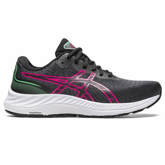Hardloopschoenen voor Volwassenen Asics Gel-Excite 9 Zwart
