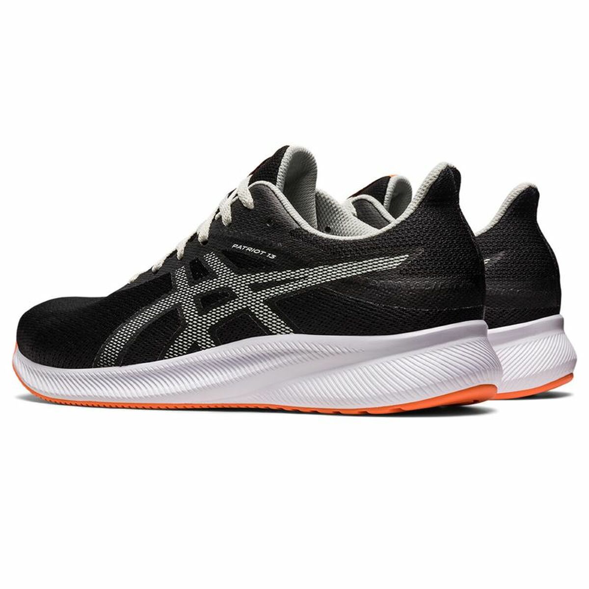 Hardloopschoenen voor Volwassenen Asics Patriot 13 Zwart
