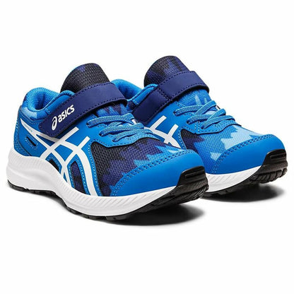 Sportschoenen voor Kinderen Asics Contend 8 PS  Blauw