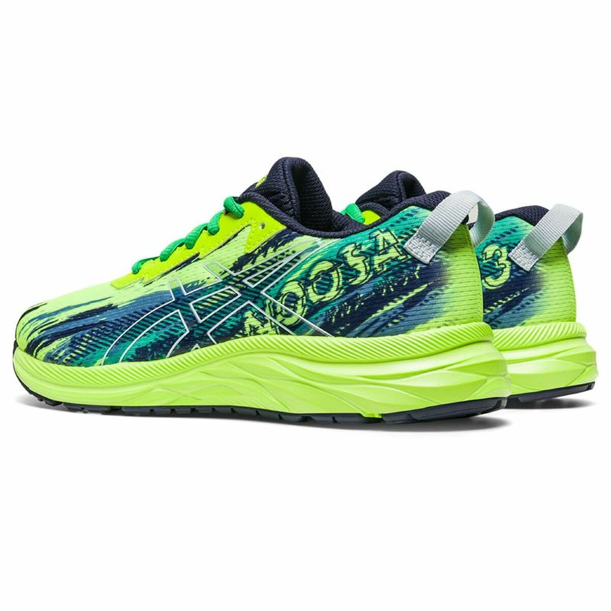 Hardloopschoenen voor Kinderen Asics Gel-Noosa Tri 13 GS Limoengroen