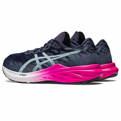 Hardloopschoenen voor Volwassenen Asics Dynablast 3 Vrouw Donkerblauw
