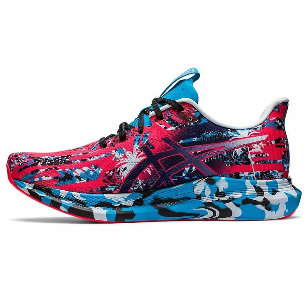 Hardloopschoenen voor Volwassenen Asics Noosa Tri 14 Multicolour Zwart Mannen
