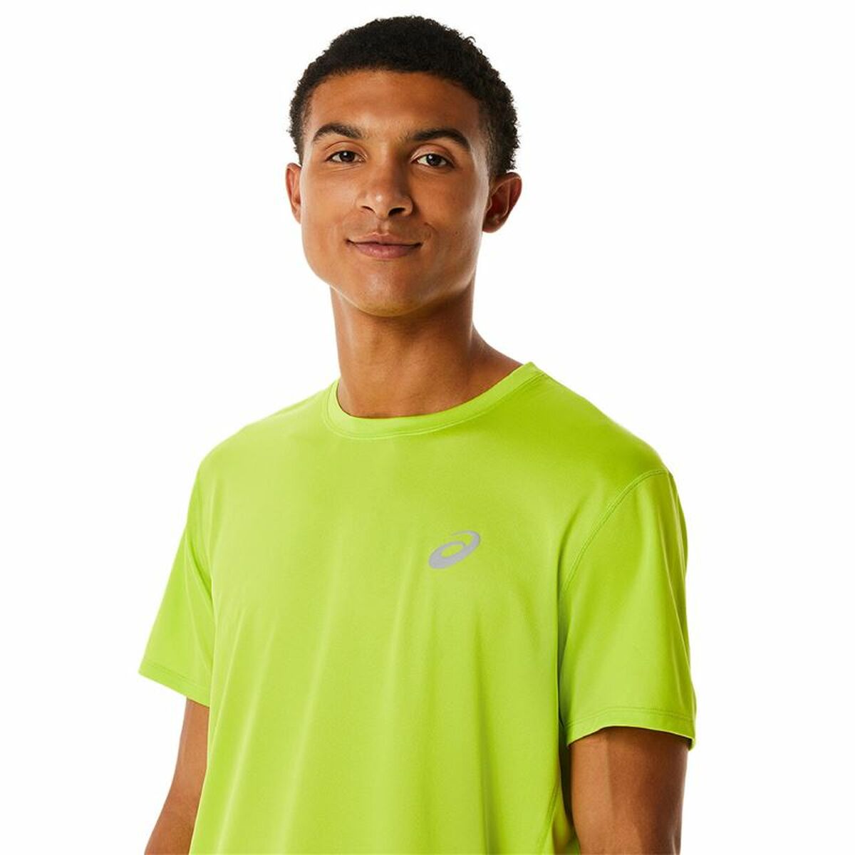 Heren-T-Shirt met Korte Mouwen Asics Core Geel