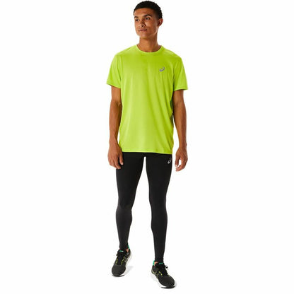 Heren-T-Shirt met Korte Mouwen Asics Core Geel