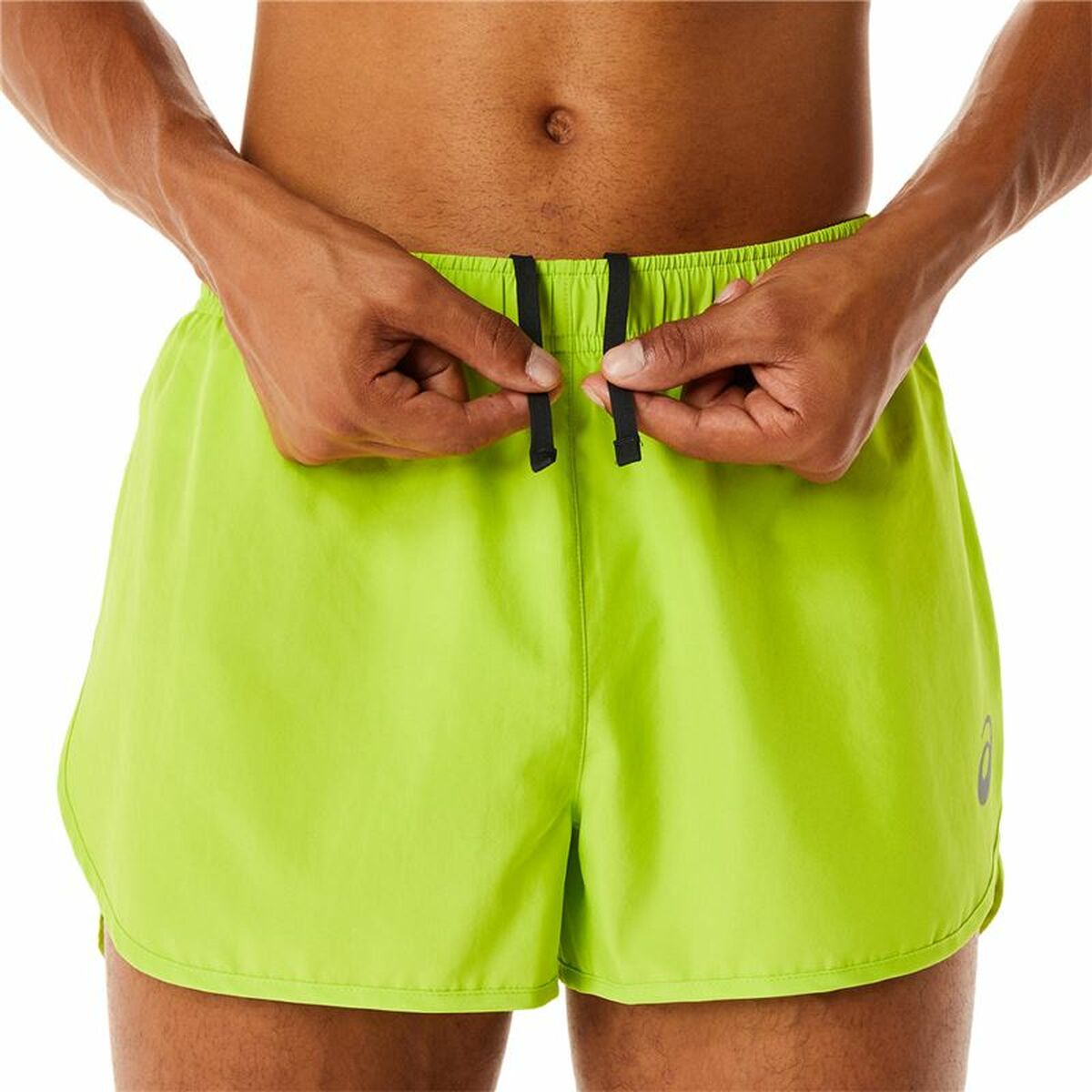 Sportbroekje voor heren Asics Core Split Limoengroen