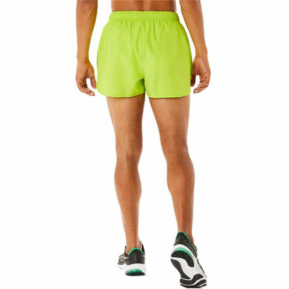 Sportbroekje voor heren Asics Core Split Limoengroen