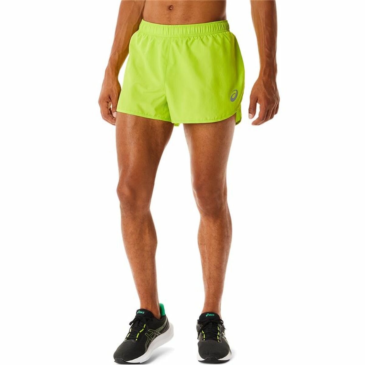 Sportbroekje voor heren Asics Core Split Limoengroen