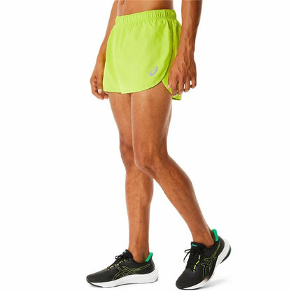 Sportbroekje voor heren Asics Core Split Limoengroen