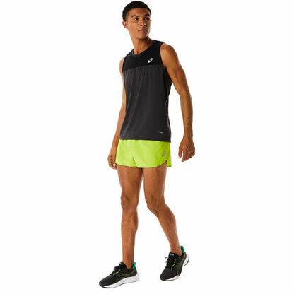 Sportbroekje voor heren Asics Core Split Limoengroen