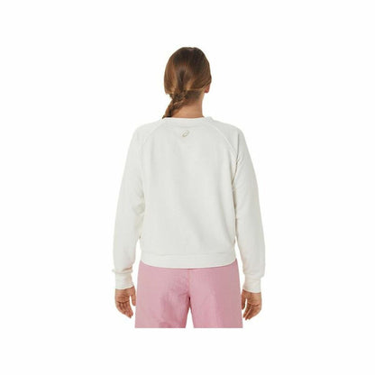 Damessweater zonder Capuchon Asics Tiger Wit