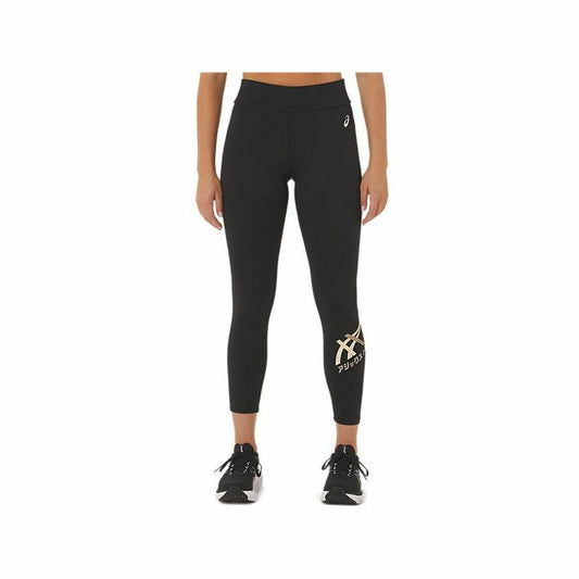 Sportleggings voor Dames Asics Tiger 7/8 Zwart